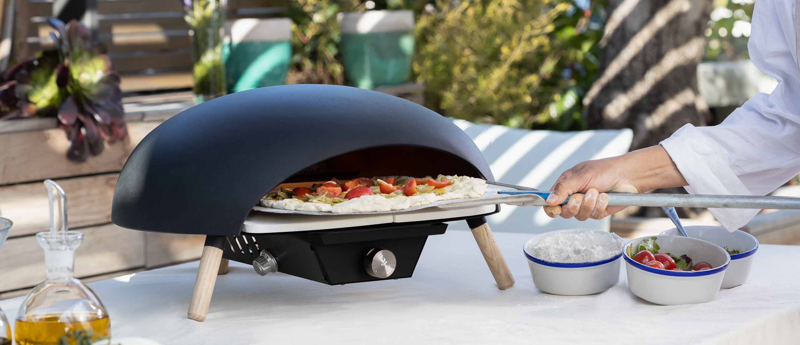 Pizza oven buiten