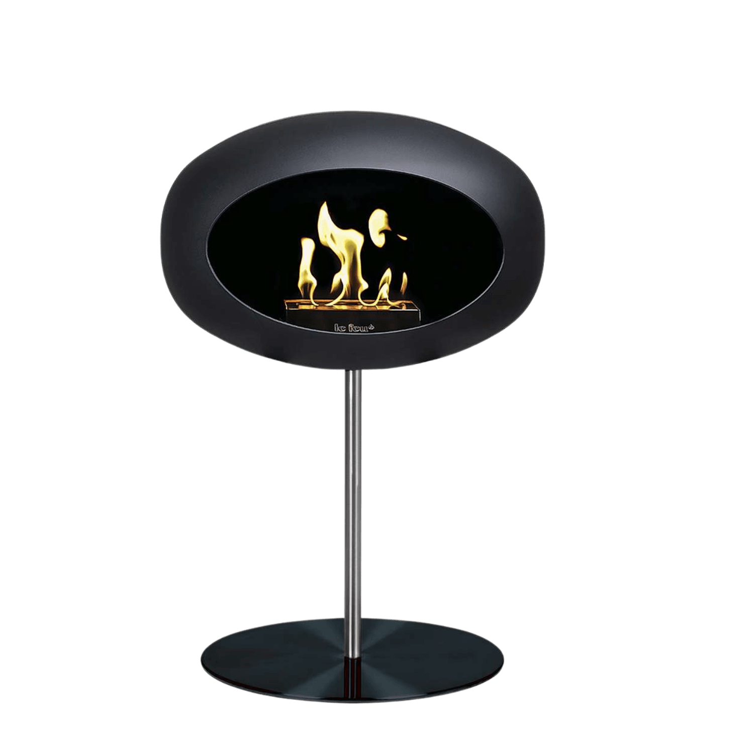 Le Feu haard ground steel zwart