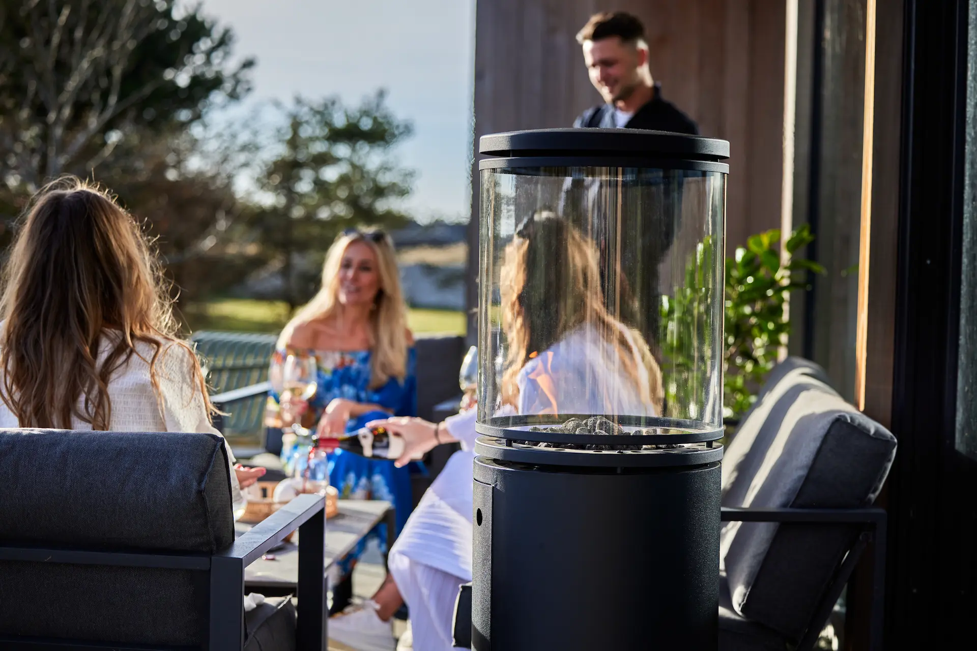 le feu patio heater terras buiten